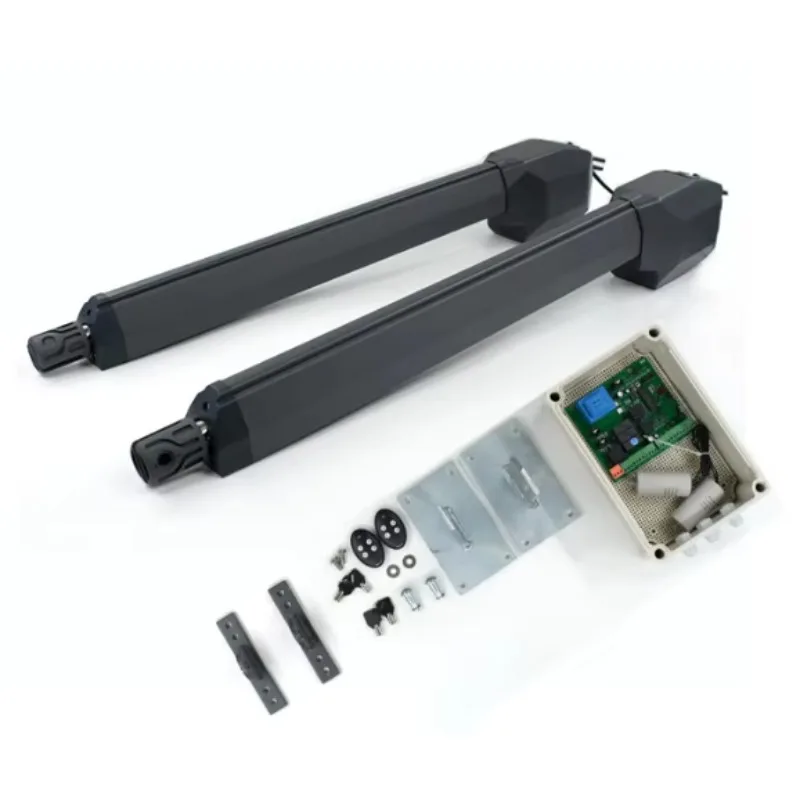 

Automatic AC Motor Swing Gate Motor Motor With Limit Switch Opener Waterproof Antifreeze Remote 500KG 400mm Stroke