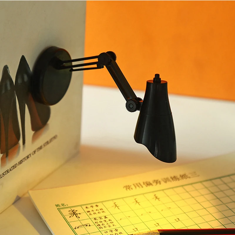 Creative Mini Luminous Desk Lamp Folding 360° Rotating LED Light Reading Lighting Toys Children Learning Luminous Toys
