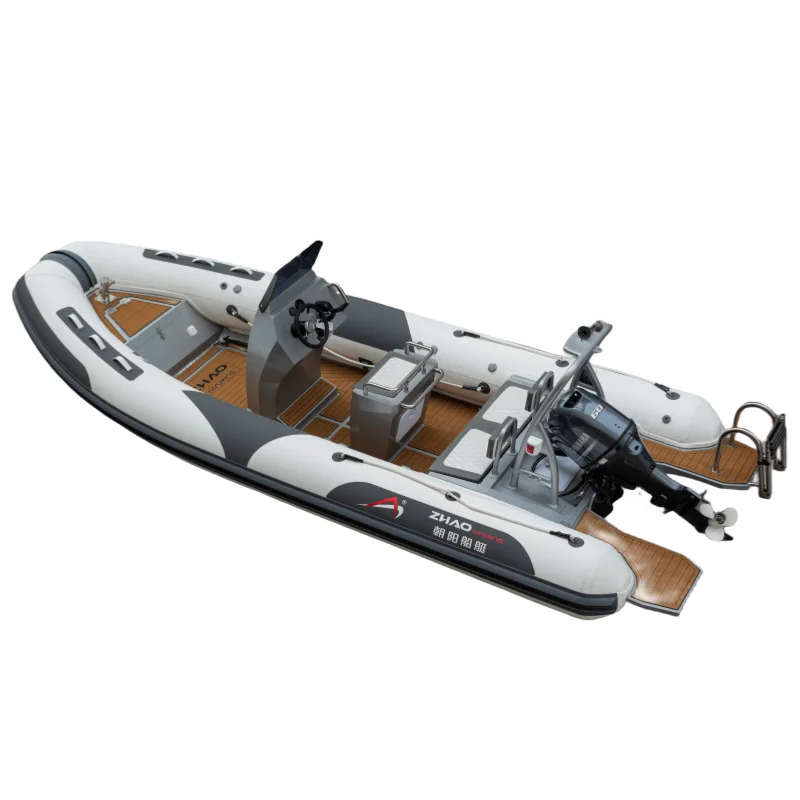 21ft 6.4m Rigid Hull RIB Inflatable Hypalon/PVC Fishing Boats