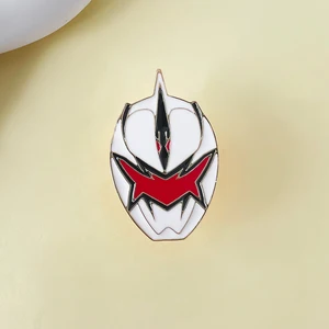 دبوس المينا الديناصورات القوية رينجرز ، بدلة معركة ملونة ، خوذة قتالية ، شارة طية صدر السترة ، مجوهرات كرتونية كلاسيكية ، هدايا جمع ، بالجملة أعلى 10 مبيعات خوذة تأثيري باور رينجر - No3