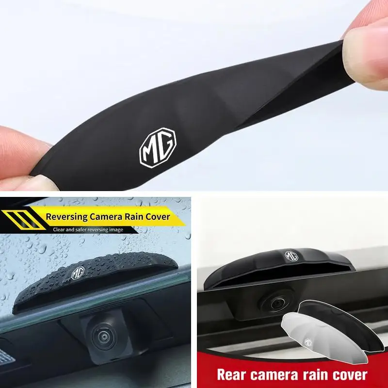 Car Reverse Backup Camera Rain Cover Lens Protector For MG GT ZS HS MG4 MG5 Mulan, Rear View Camera Rain Shield Auto Accessories
