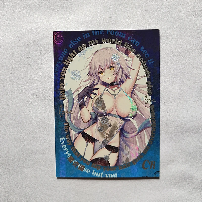 Anime Goddess Story CR Cards Keqing Barbara Shenhe Lumine Ningguang Collectible Cards Christmas Birthday Gifts Children's Toys