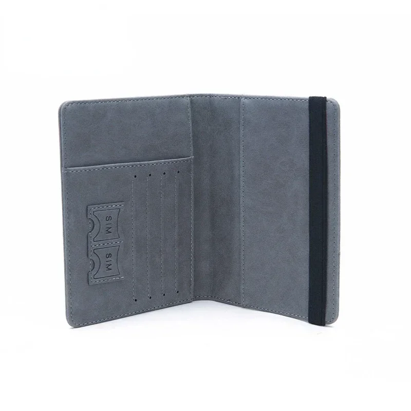 Men Women Travel Passport Holder Wallet PU Leather Business Credit Card ID Card Documents Passport Cover Bag Passport Wallets