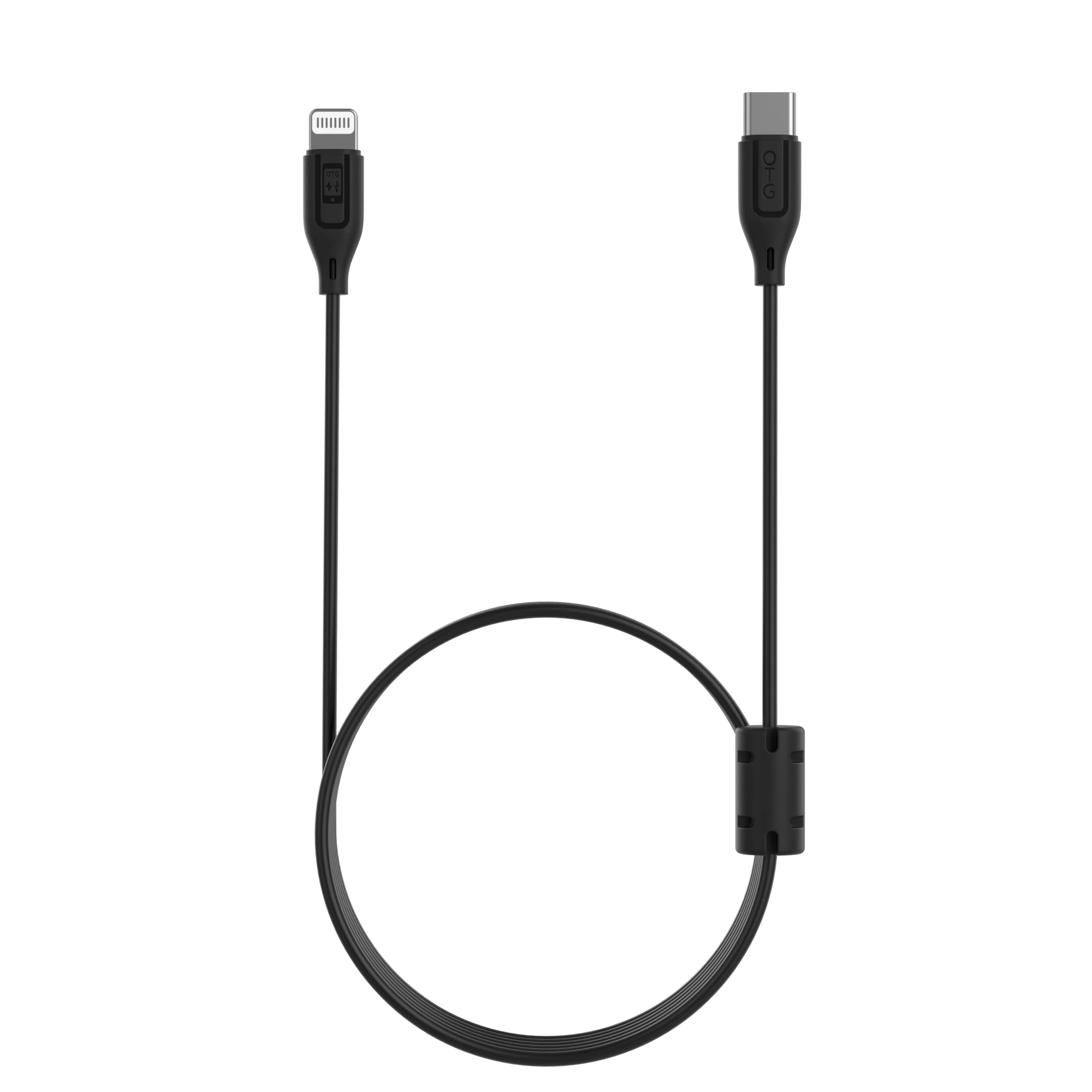 7Ryms UC-LN(2M) 2 Meters USB-C To Lightning OTG Digital Audio Cable, Compatible with Lightning Devices and Microphone