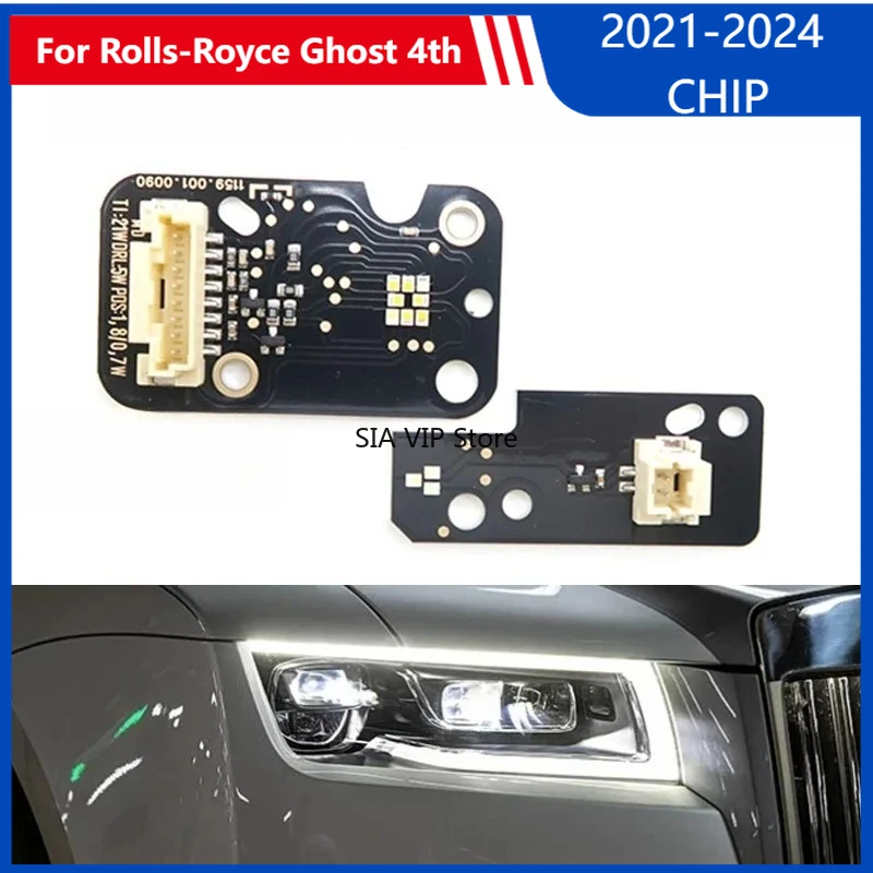 

Suitable For Rolls-Royce Ghost 4th 2021-2024 Car Headlight DRL CHIP Angel Eye White Light Ballast Light Source Board Chip Module