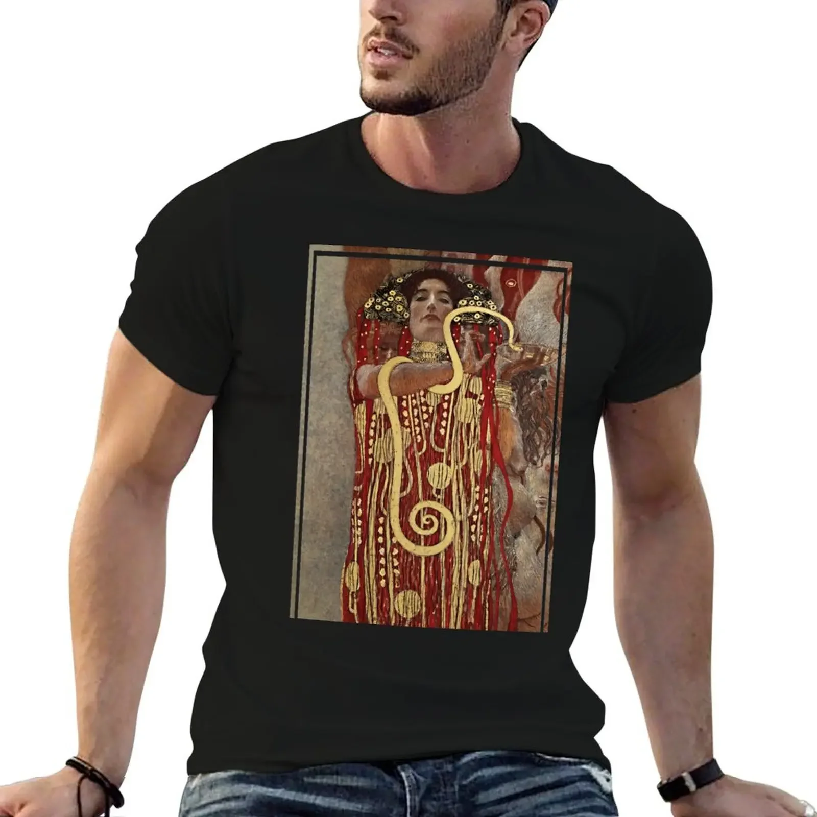 

Hygieia by Gustav Klimt T-Shirt Blouse rapper graphic tees sublime Men's t-shirts