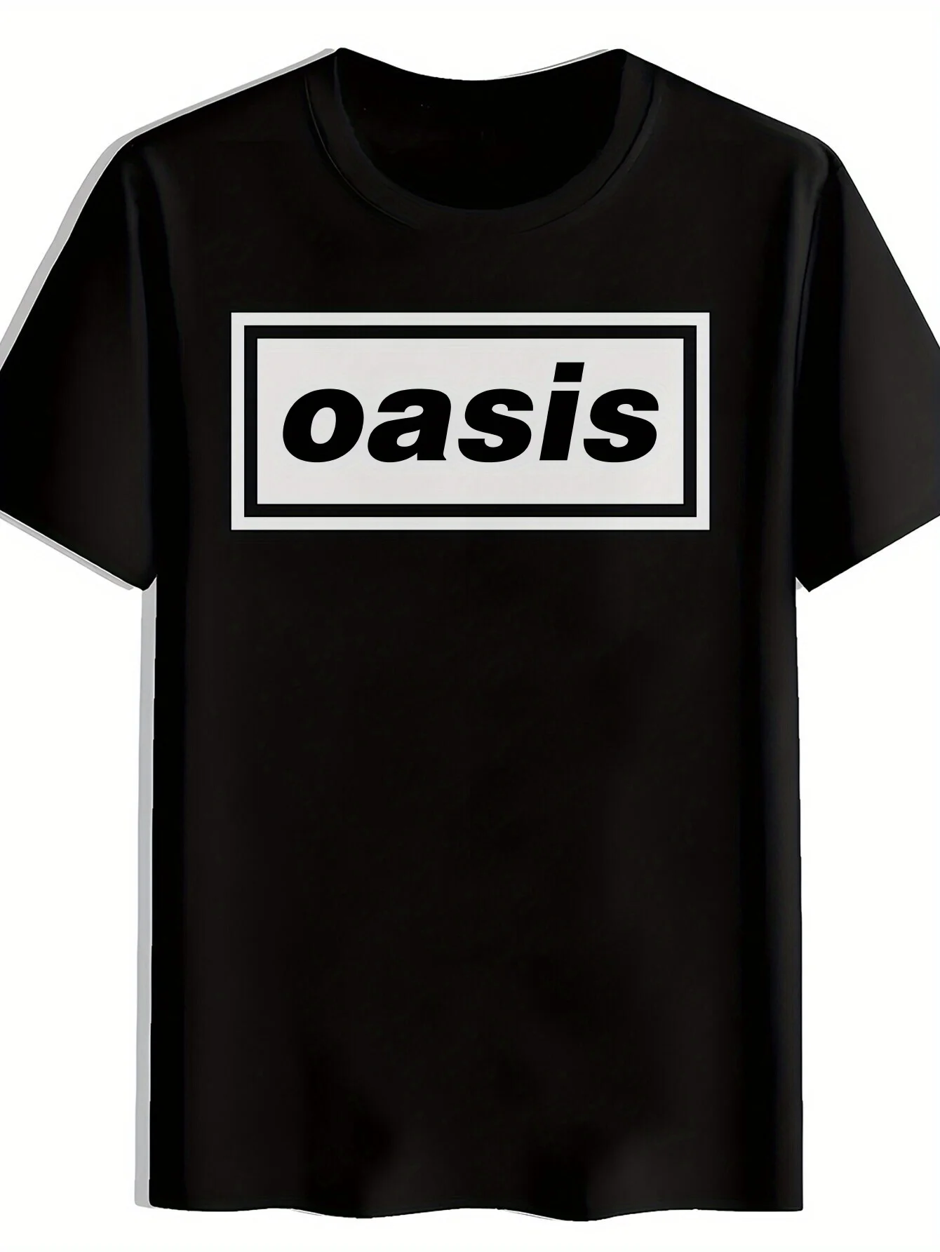 طباعة جرافيك فرقة الروك المعدنية مناسبة لجميع المواسم، والقمصان الرجالية والنسائية، وأكمام قصيرة، وفضفاضة كاجوال فاخرة #2