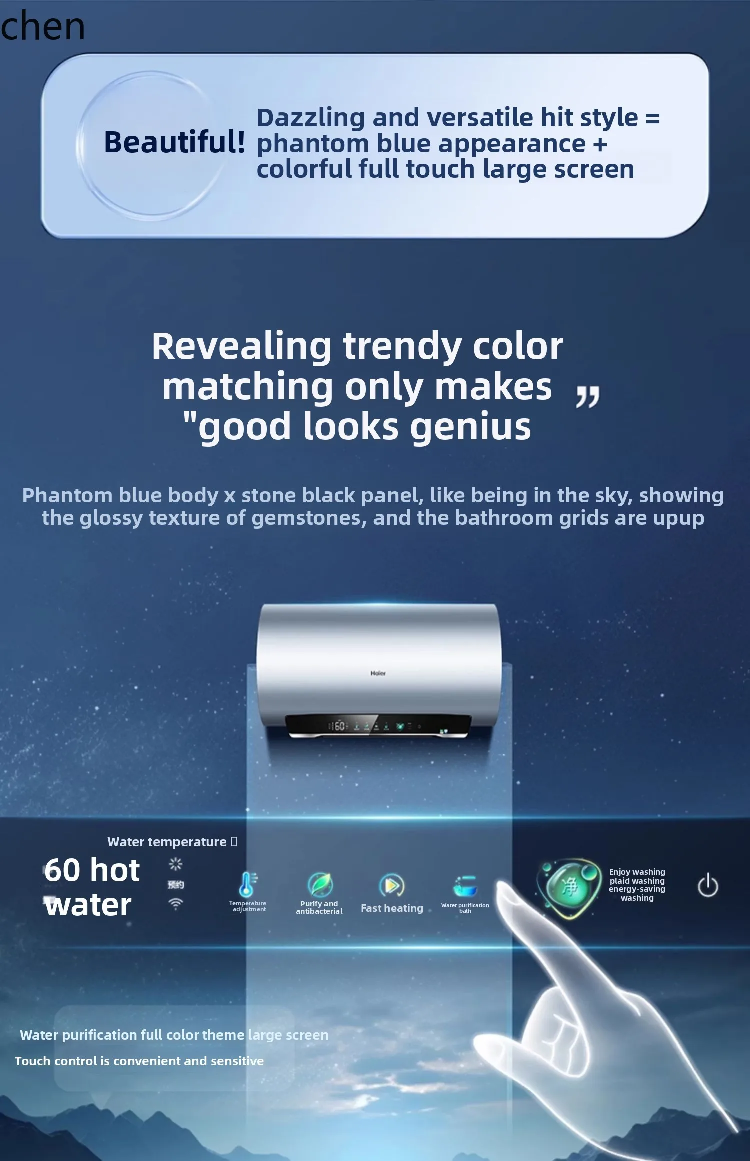 Scaldabagno elettrico ZML, purificazione dell'acqua, bagno domestico di prima classe