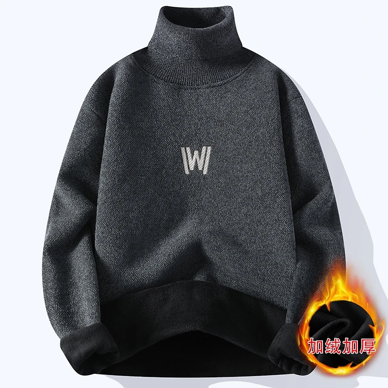 Men's Clothing Spring Men's Sweat-shirt Pullovers Sweater For Men Casual Streetwear Knit Autumn Fashion Hombre Warm Solid Male