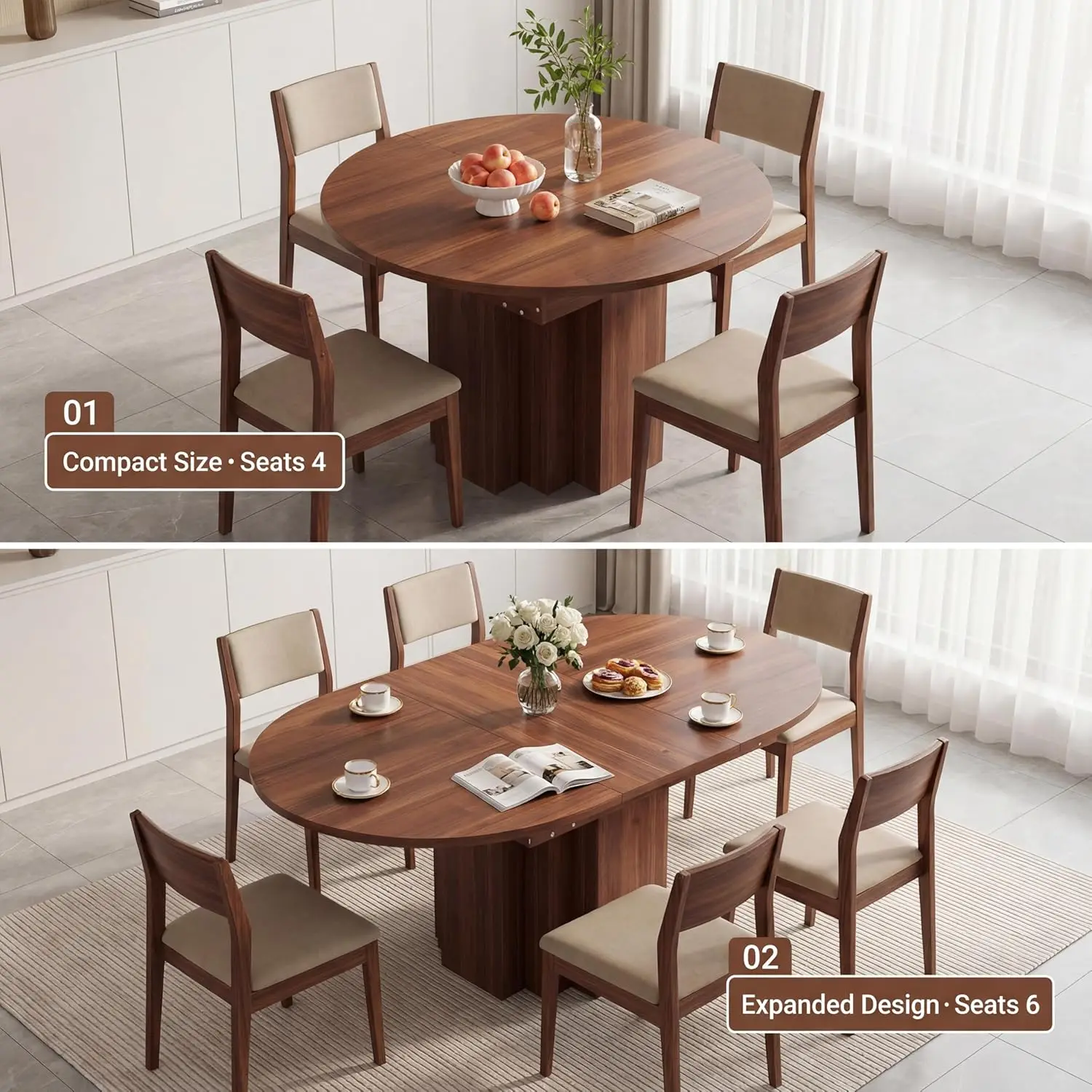 Thumbnail 4 - #13 Cheap Extendable Dining Tables Worth Buying