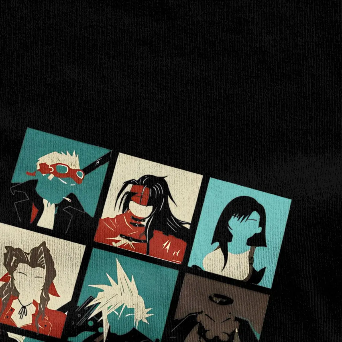Fantasy Final 7 T-Shirt Mens Game Poster Y2K Retro Cotton T Shirts Beach O-Neck Hip Hop Tee Shirt Hot Sale Oversized Tops view 2