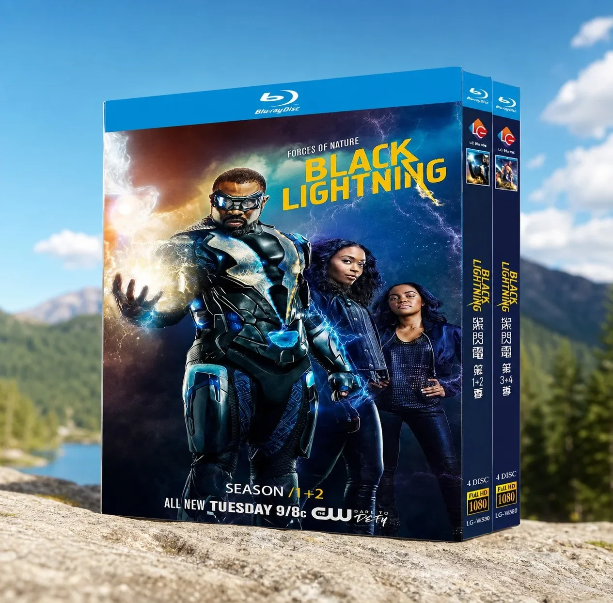 Black Lightning Season 1-4 (2018) Complete Series 8-Disc Blu-ray Box Set YIHUI