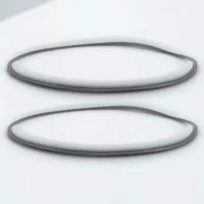 Anel de borracha para base de cadeira de bar, 2 peças, proteção de piso resistente, base de banco antiderrapante, anel resistente a arranhões, protetores de banco de bar