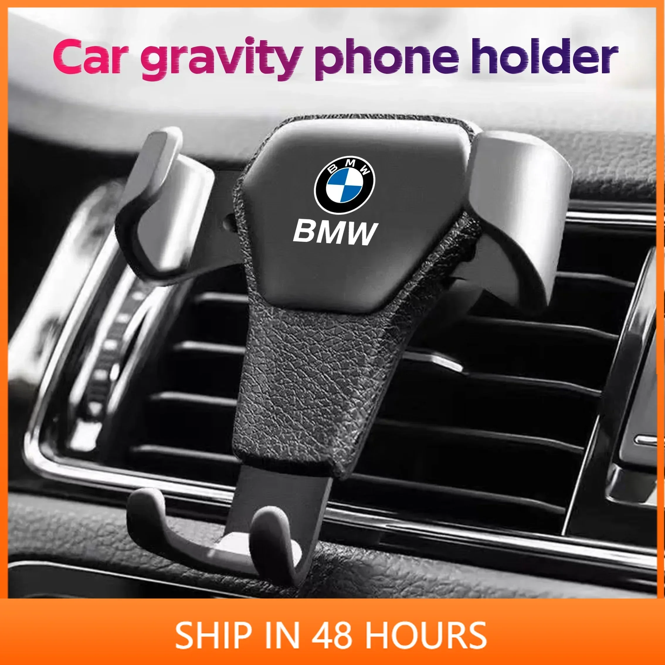 Soporte de teléfono para coche Gravity, accesorios para GPS con ventilación de aire para BMW M Performance M3 M5 M6 F01 F20 F10 F13 F15 F16 F30 F34 X1 X2 X3
