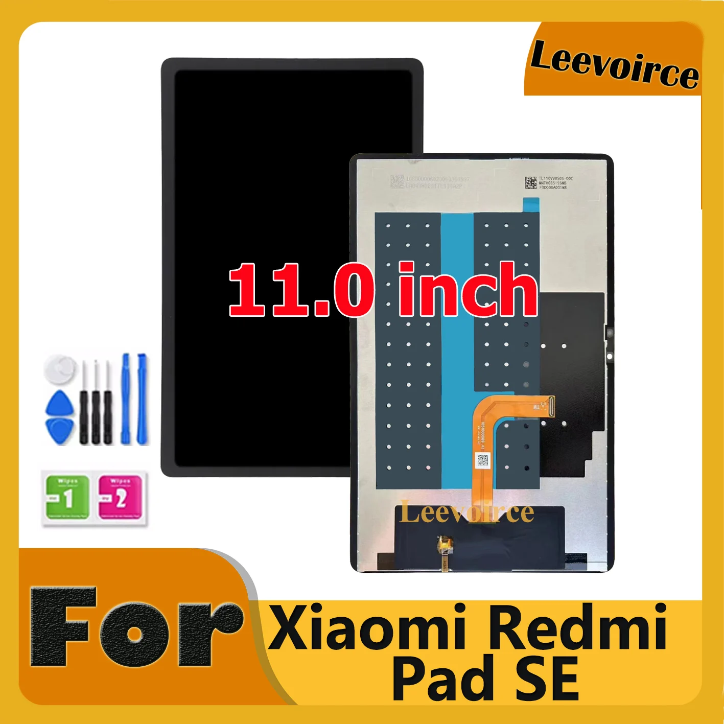 11 Inch For Xiaomi Redmi Pad SE 23073RPBFC 23073RPBFC 23073RPBFG LCD Display For Redmi Pad 2nd Gen Touch Screen Digitizer Parts