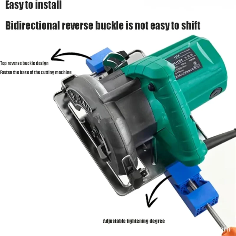 دليل قاعدة آلة القطع القابل للتعديل A43T Obviouslye، مشبك تحديد موضع الطحن منشار دائري كهربائي، دليل قطع الخشب #1