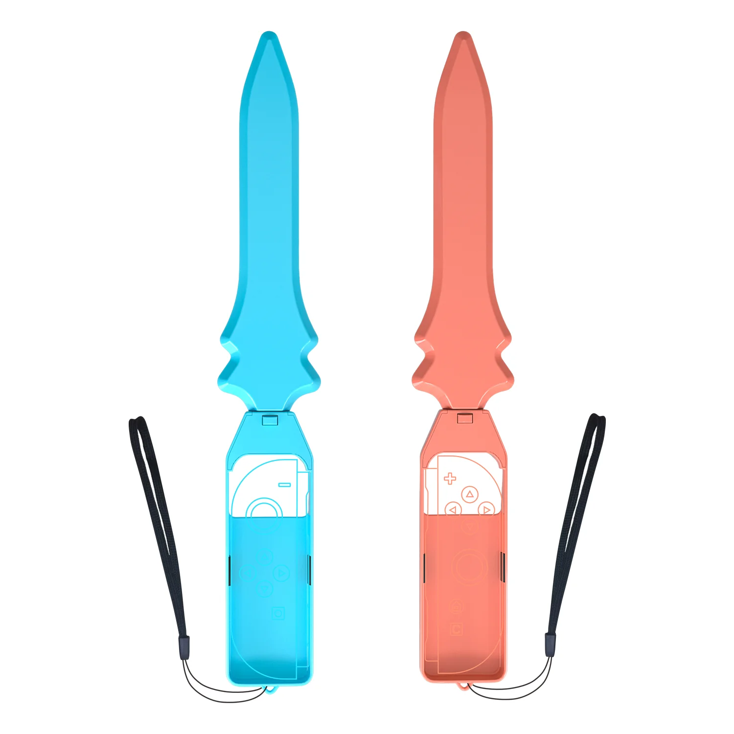 

2025 New For Nintendo Switch 2 Sword Shape Detachable Handle Portable Controller Joy-Con Game Accessories Compatible with N/S 2