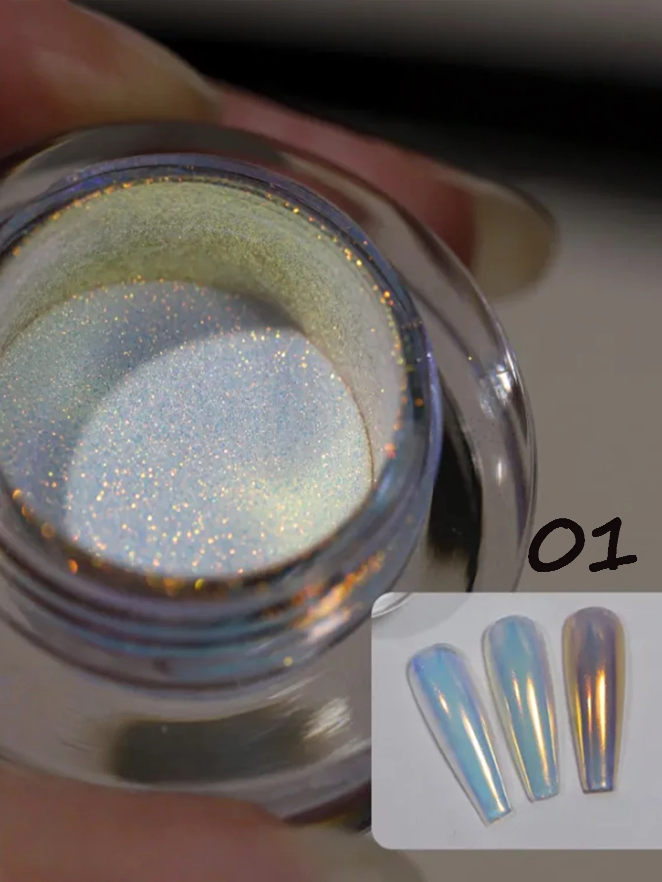 ผงทาเล็บมูนไลท์ออโรร่าพร้อมเอฟเฟกต์กระจก, ฝุ่นนางฟ้า, อุปกรณ์ทำเล็บแบบโพลาไรซ์, ศิลปะการทำเล็บ DIY, ศิลปะการทำเล็บเชิงศิลปะ