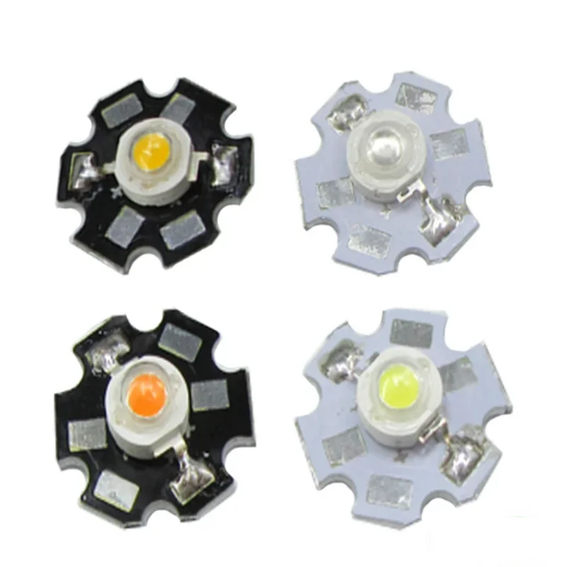 1W3W full-spectrum wavelength 400-840nm high-power LED lamp beads plant growth light source with aluminum substrate