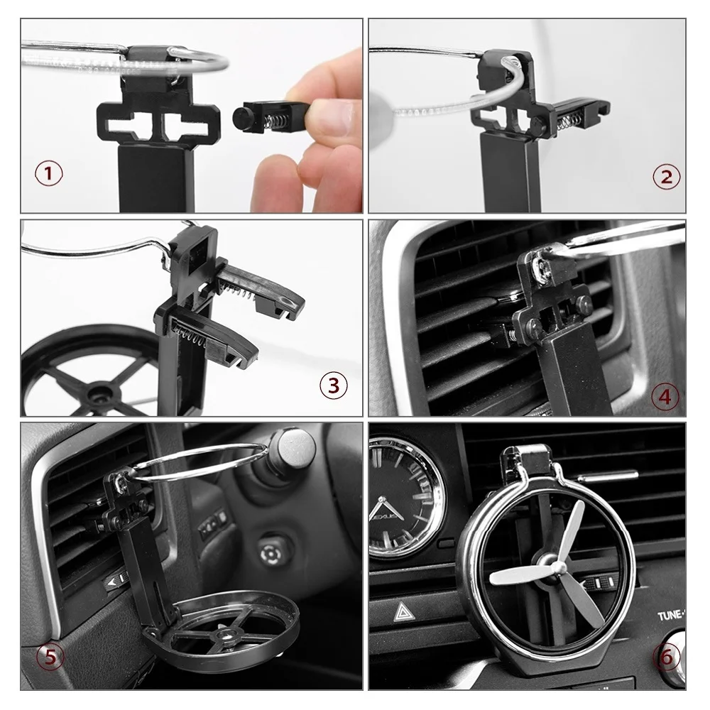 Portable Folding Car Beverage Cup Holder Car Drink Holder Universal Bottle Coffee Ashtray Stand Holder Car Interior Accessories