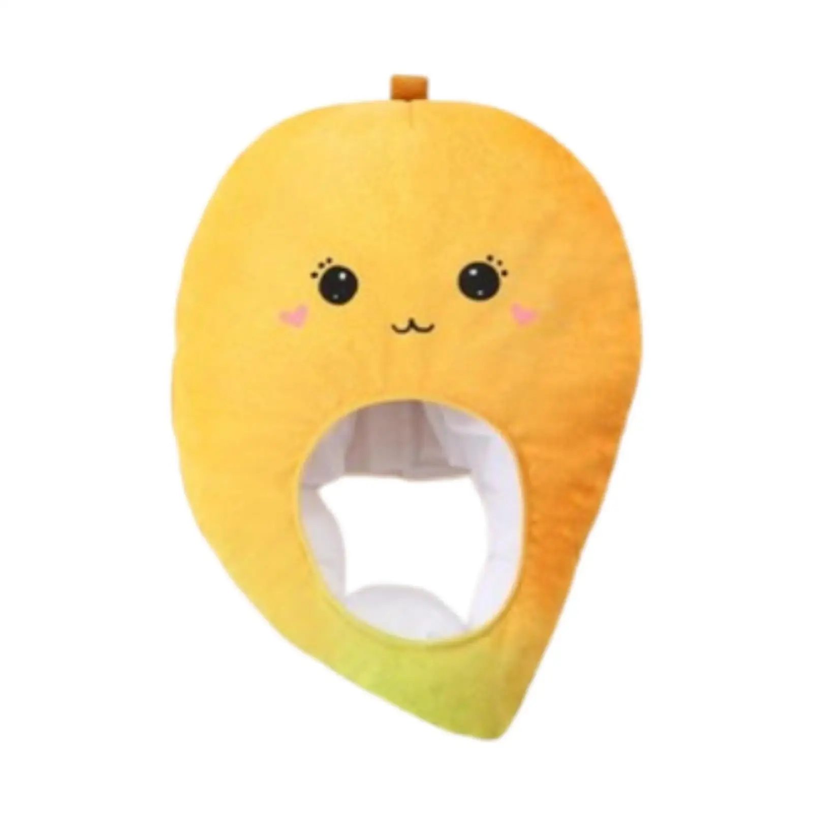 Plush Hat Fruit Hat Fancy Dress Cosplay Comfortable Funny Mango Headgear