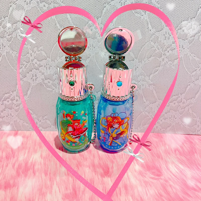 Bandai Genuine Card Captor Sakura Gashapon Toys Lipstick Protective Sleeve Pendant Series 2 Anime Figure Model Decoration Gifts