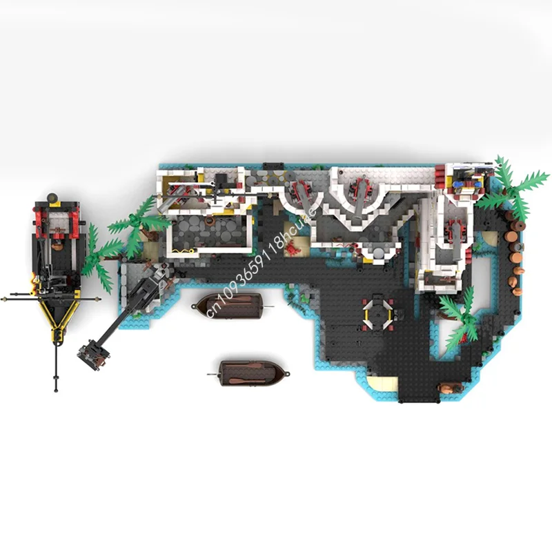 3757pcs MOC Eldorado Quartier generale Piratied Modello Building Blocks Assemblare Regalo di Natale fai da te Giocattoli creativi Idea Bambini