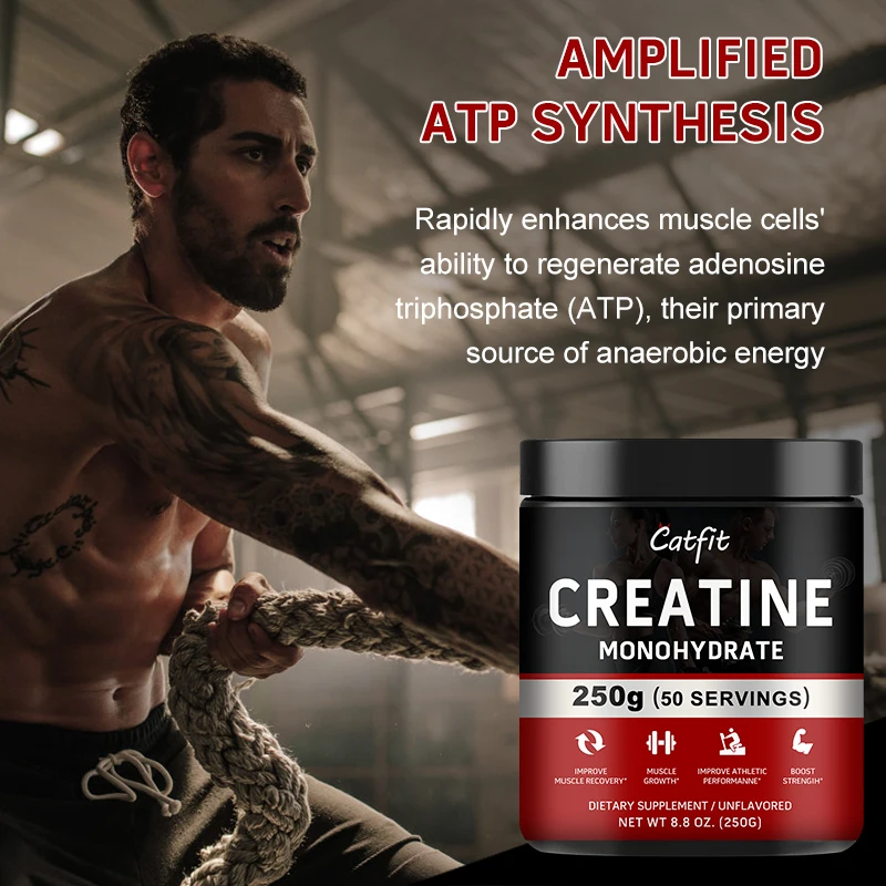 Creatine Supplements Creatine Monohydrate for Men Sports drink To Help Build Muscle, Enhance Energy and Performance Endurance