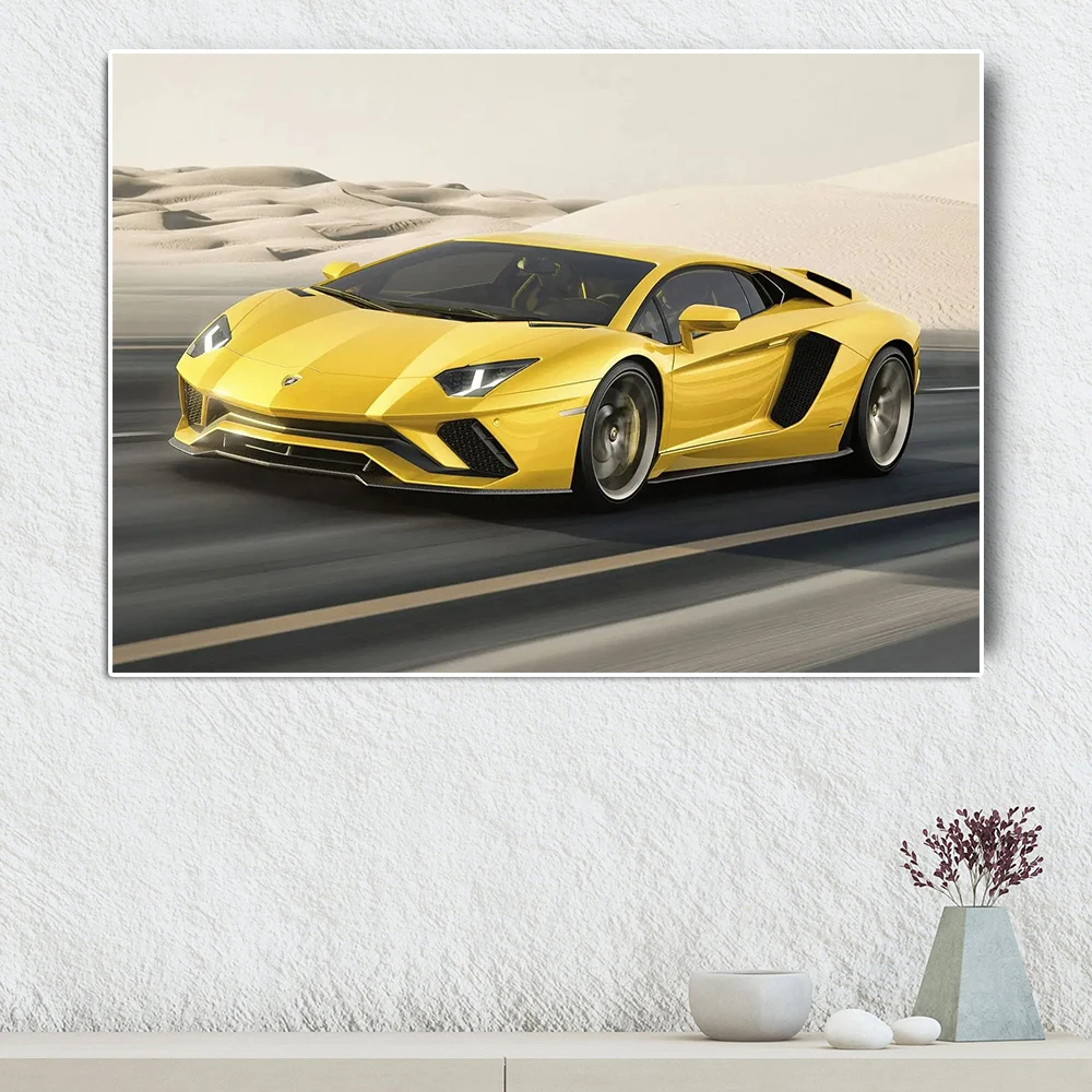 Fashion Luxury Supercar Poster And Print Modern Sports Car Graffiti Canvas Painting Racing Club Wall Art Gaming Room Home Decor