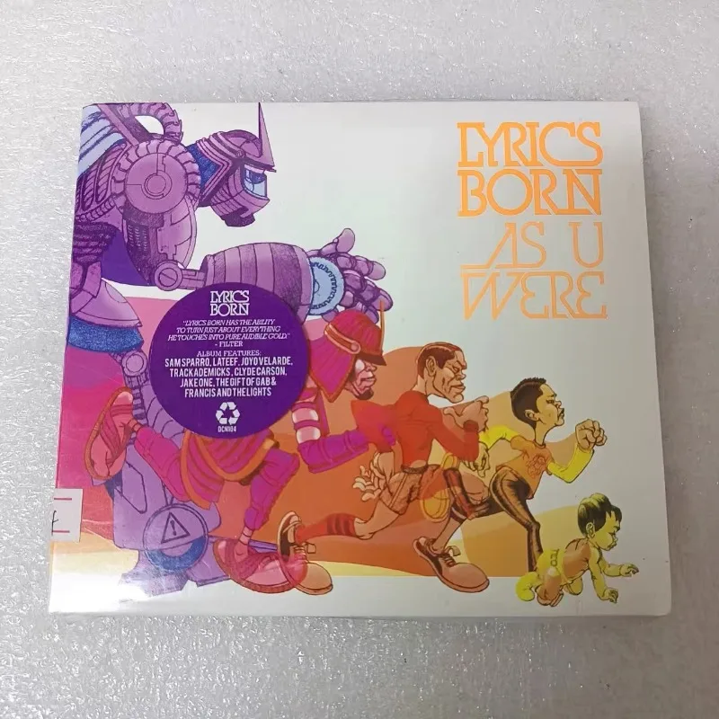 

Lyrics Born Pop Music CD Album Walkman Car Record Gift Box Party Music Collectible Car Stereo Gift For Music Lovers