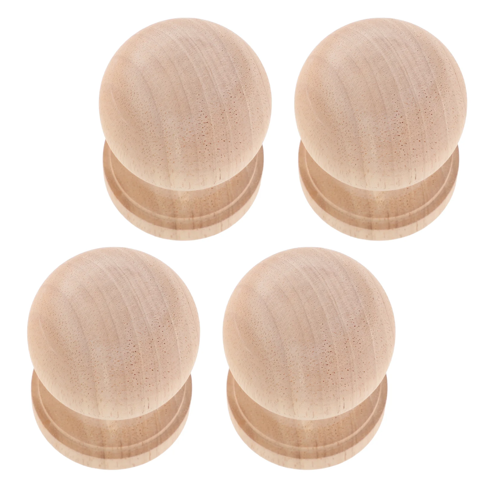 

4Pcs Elegant European Style Solid Wood Wine Cabinet Baluster Accessories Roman Column Design Home Decor Unfinished Craft