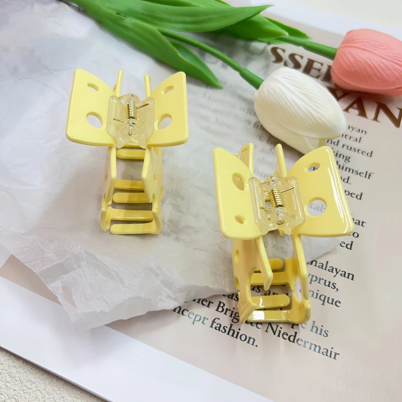 لطيف الكرتون بودنغ مشبك شعر الجبن كعكة الشعر انتزاع أنثى عودة رئيس الشعر التبعي 1PC