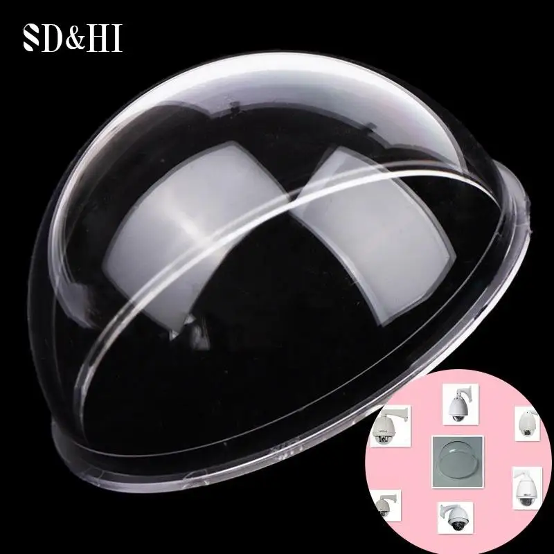 

2 Inch Acrylic Transparent Indoor / Outdoor CCTV Replacement Clear Camera Mini Dome Housing Cover