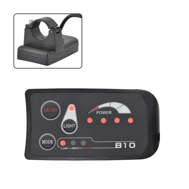 S810 misuratore E-Bike Display a LED IP65 48V per misuratore di bicicletta elettrica per bici elettrica