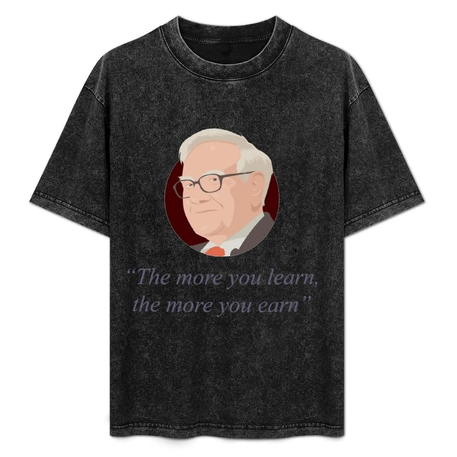 

Warren Buffett quote T-Shirt Stylish Graphic Short Sleeve Top