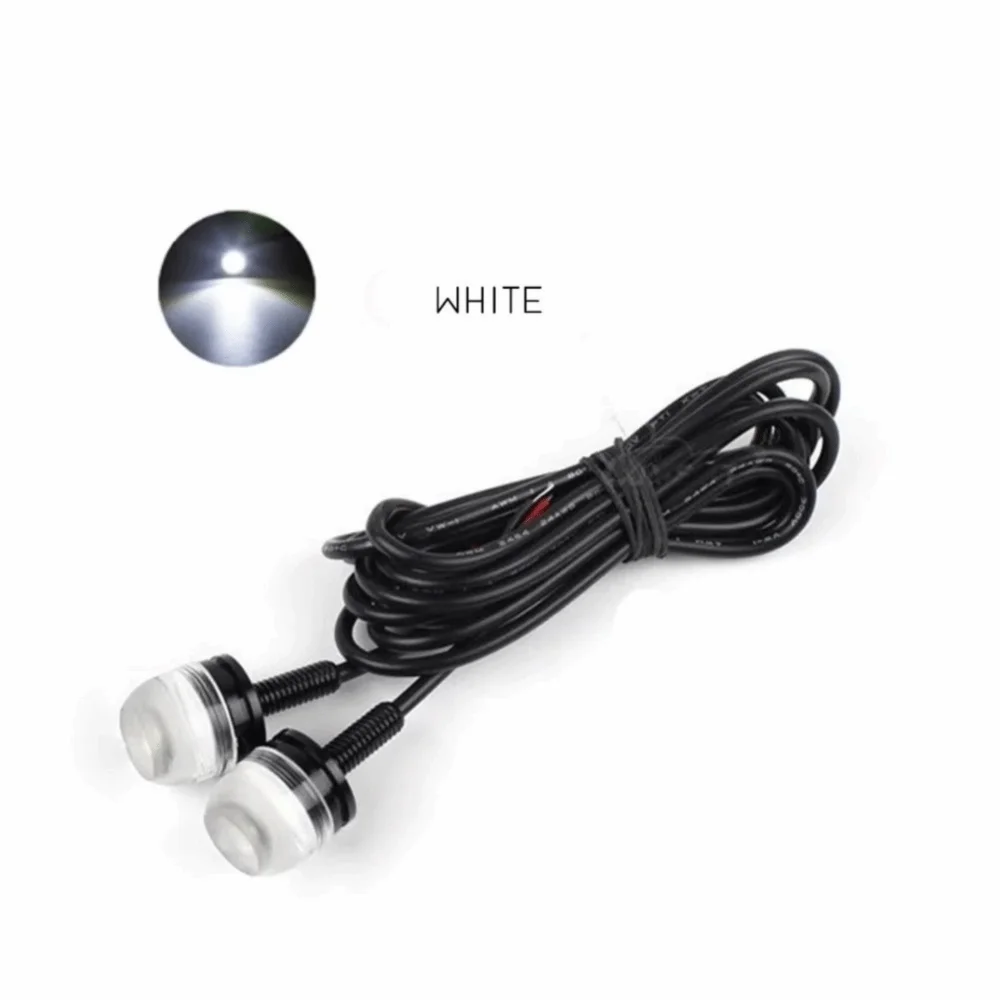 1 Pair Bright 12V License Plate Light SMD LED 5630 LED Chip Signal Light Screw Bolt Mount Amber Running Light for Motorcycle Car