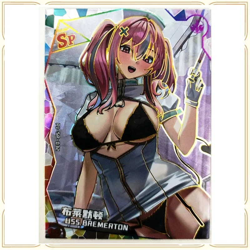 Anime Goddess Story SP ACG Sexy Card Tokisaki Kurumi USS Bremerton Collection Card Toys for boys Christmas birthday present