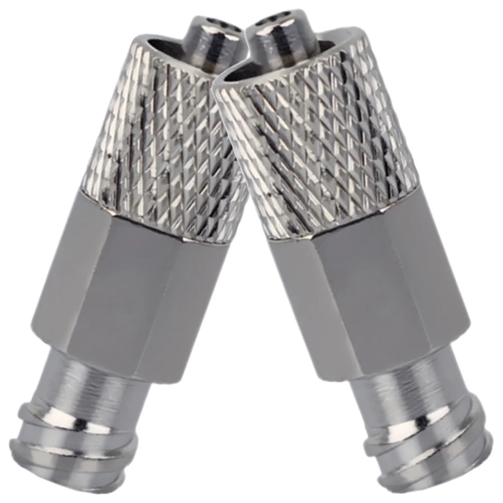 2pcs Metal Syringe Adapter Extendable Dispensing Needle Adapter For Adhesive Glue Industrial Application Reusable Tool