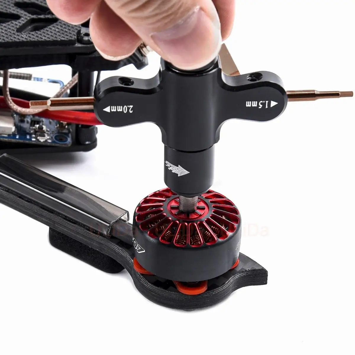 

M3 M5 Ключ с храповым механизмом Встроенный односторонний инструмент для подшипников 1,5 мм/2 мм Отвертка Выпуск Пропеллер Двигатель для RC FPV Квадрокоптер Дрон Автомобиль