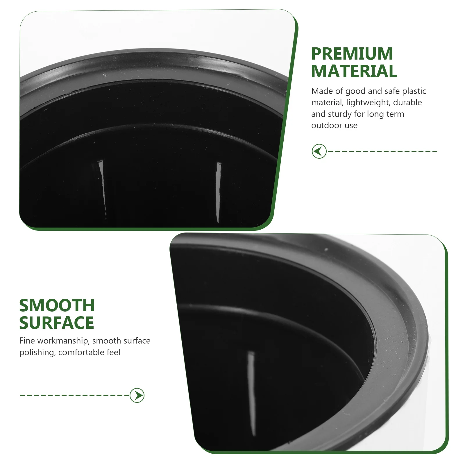 

4Pcs Plastic Self Watering Flower Pots Automatic Planters for Home Office Garden Balcony Decoration Succulent Plants