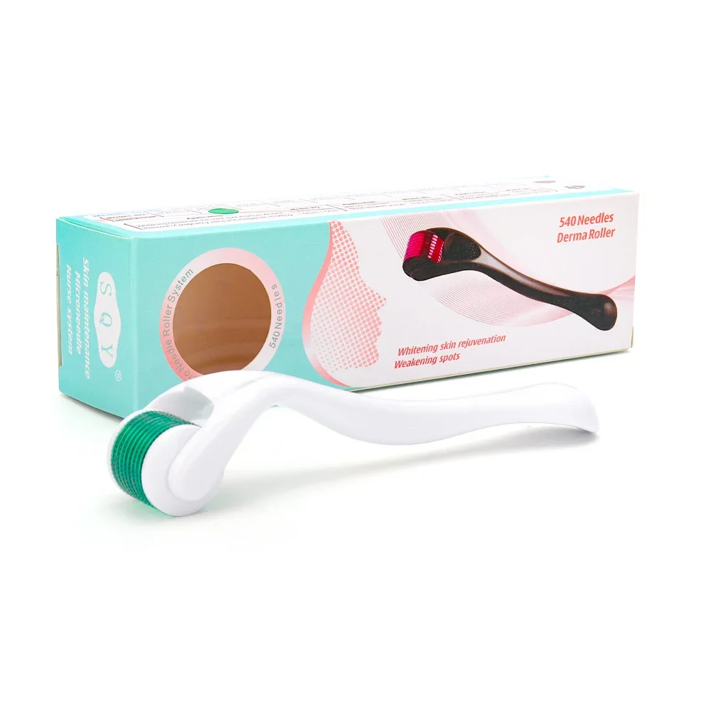 Microniddle Lăn Mặt Derma Roller 0.2/0.25/0.3Mm Kim Mezoroller Micro-Needling Tóc Cuộn-điều Trị Mất Chăm Sóc Da