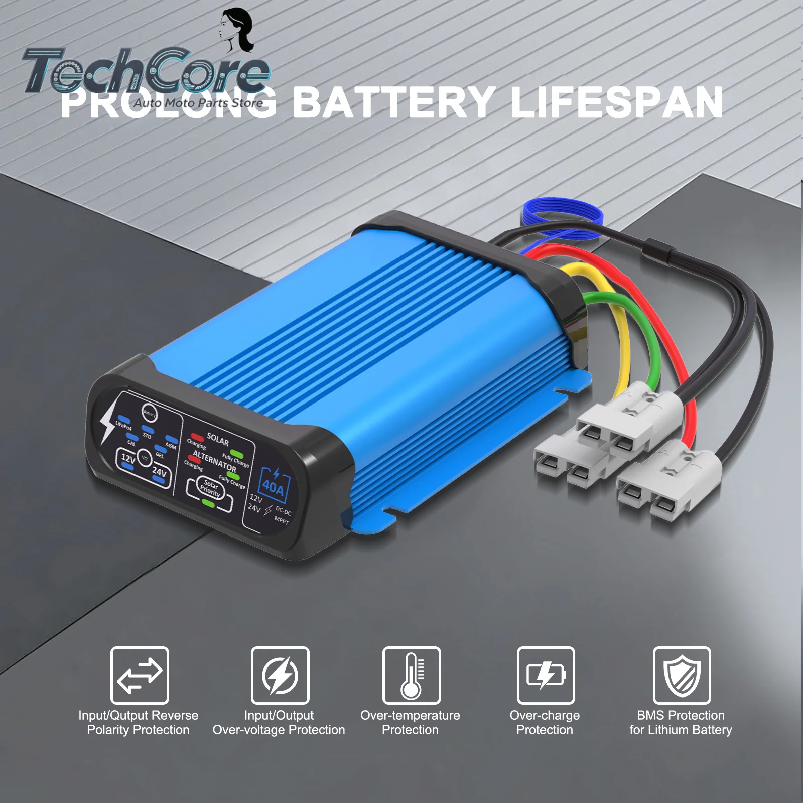 40A DC-DC-stekkerlader, geschi - Lithium Battery 12V recensie en prijs