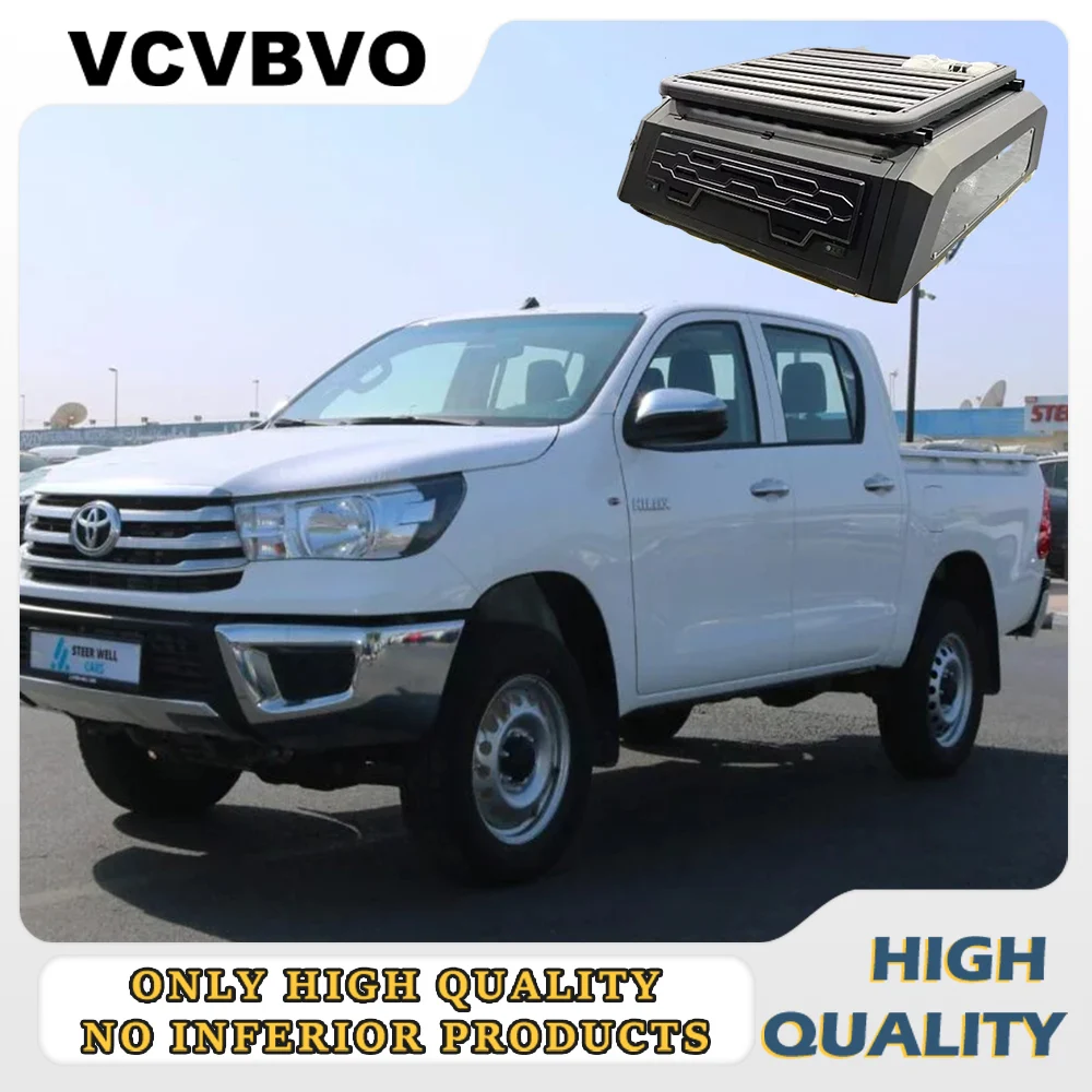 

Подходит для европейской модели Toyota Hilux с двойной кабиной, высокая крышка, крышка коробки, платформа, рама пикапа, высокая крышка, алюминиевый сплав