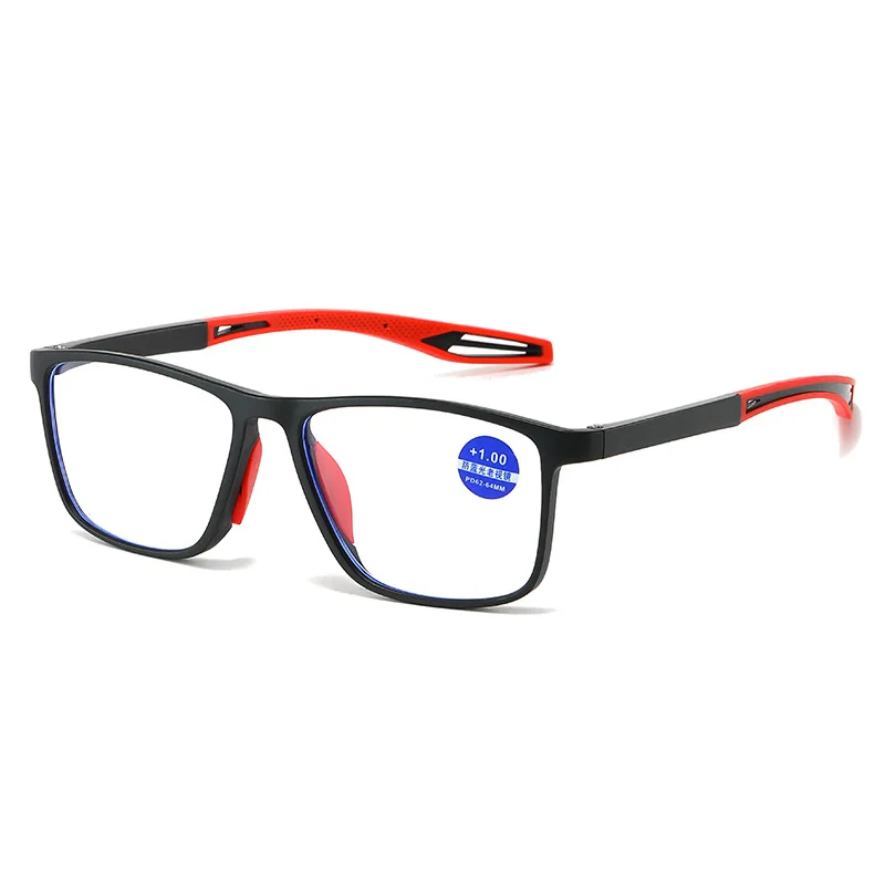 Sprots Style Lesebrille Herren Damen Unisex TR90 Anti Blaulicht Presbyopie Brille Lässig