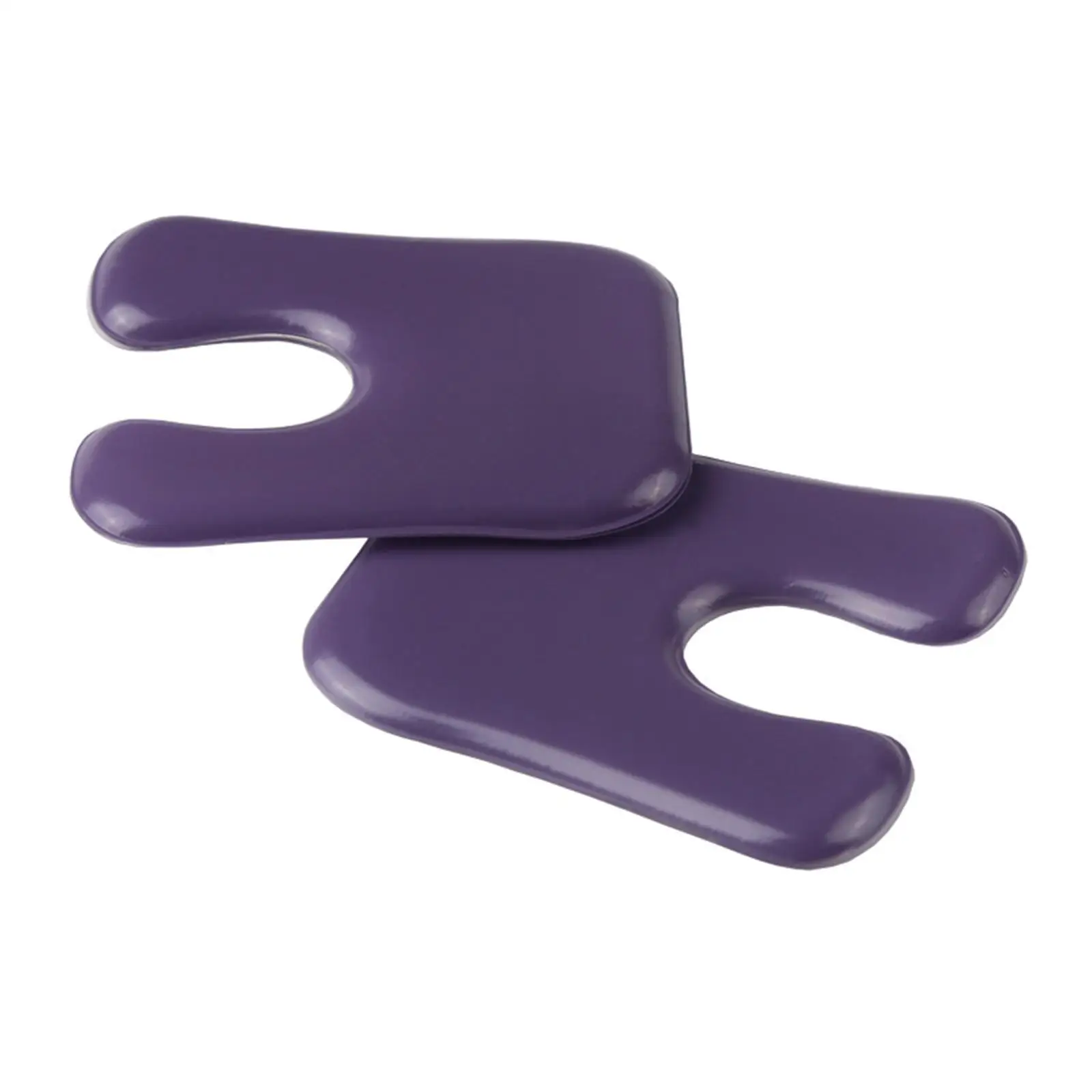 Almohadillas para callos en forma de u, almohadillas impermeables para frotar zapatos, color morado, 5x4 unidades