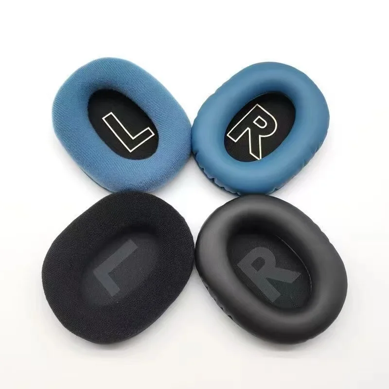Almofadas para fone de ouvido logitech g pro/g pro x, almofadas de substituição para fone de ouvido