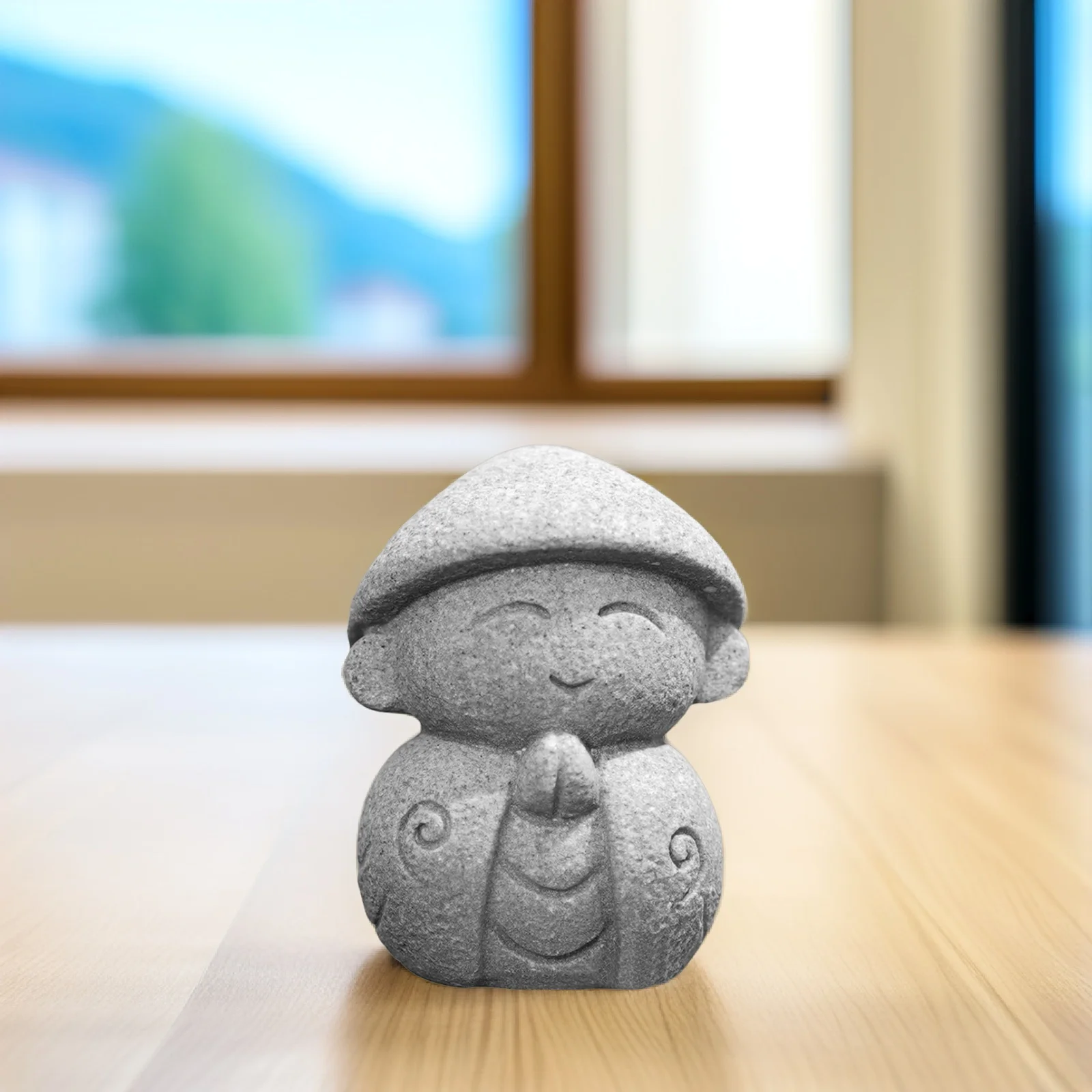 

Buddha Ornament Ornaments Figurine Decoration Small Tea Table Imitation Office Pet Traditional Statue Maitreya