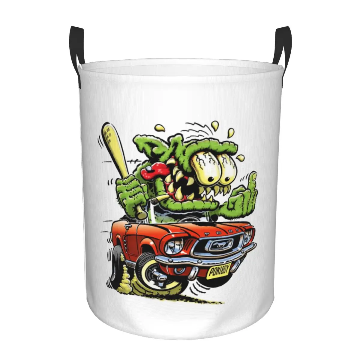 

Корзина для белья с рисунком аниме-персонажа R-Rat F-Fink, большая корзина для хранения, органайзер для игрушек для девочек и мальчиков