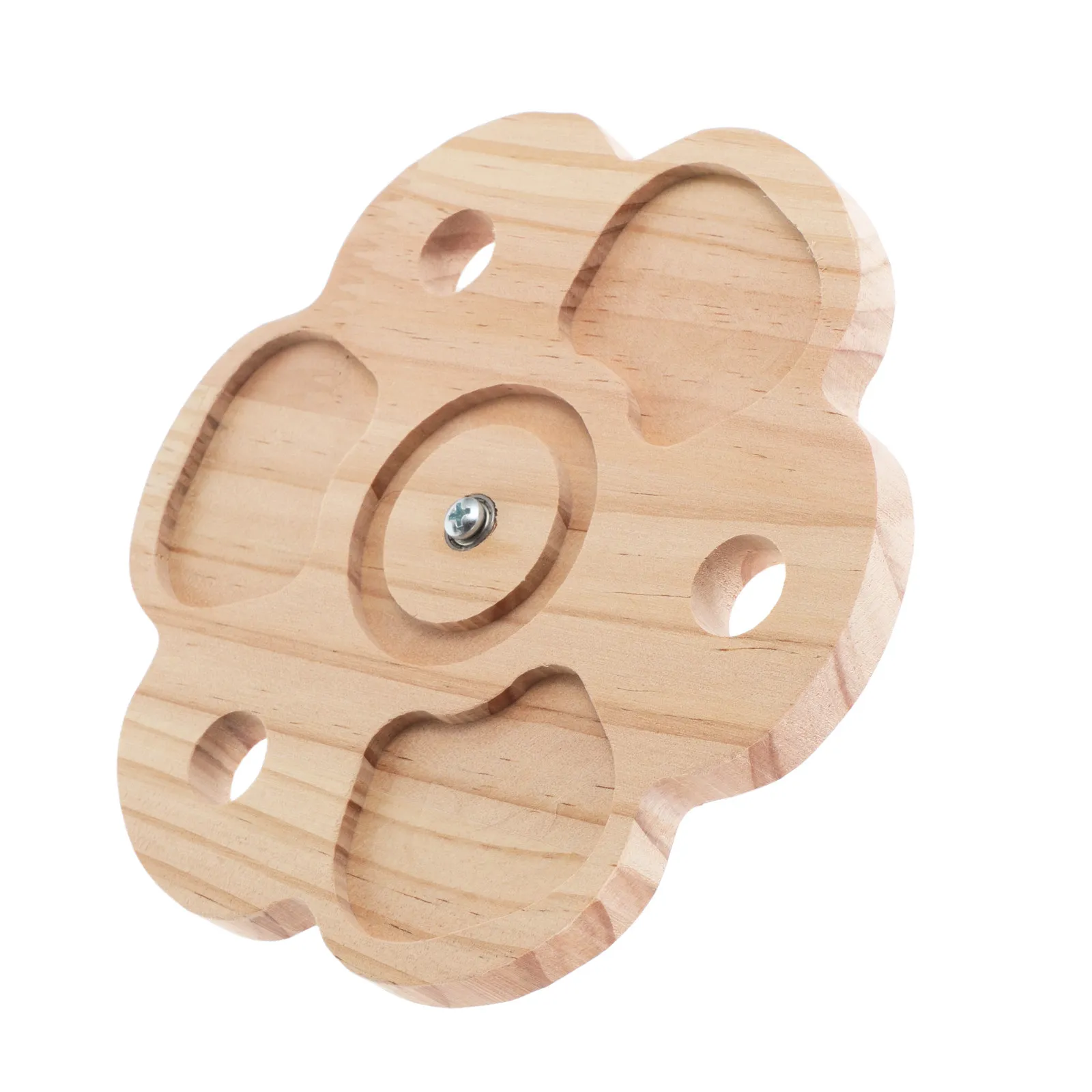 Interactive Chew Windmill for Rabbit Chinchilla Cage Supplies Rotation Wheel Bearing Small Pet Parrot Chewing Interactive Toys