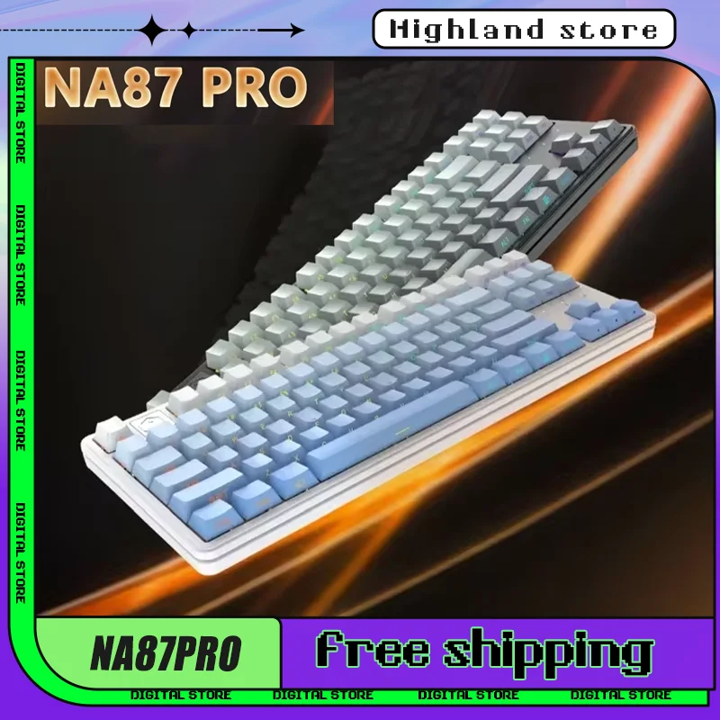 Irok NA87 Pro Magnetic Switch Mechanical Keyboard Gaming Keyboard Wired Keyboard Hot Swap 8000hz Custom Valorant  Accessories